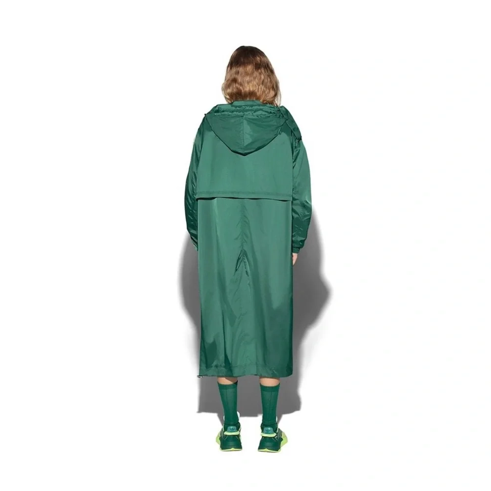 IVY PARK X Adidas Limited Edition! Green Trench Rain Coat. Unisex style! - Picture 3 of 16